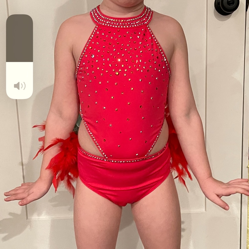 Custom Duo dance costume, Swarovski crystals. Beautiful on stage